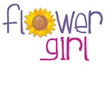 flower girl gifts with a sunflower design